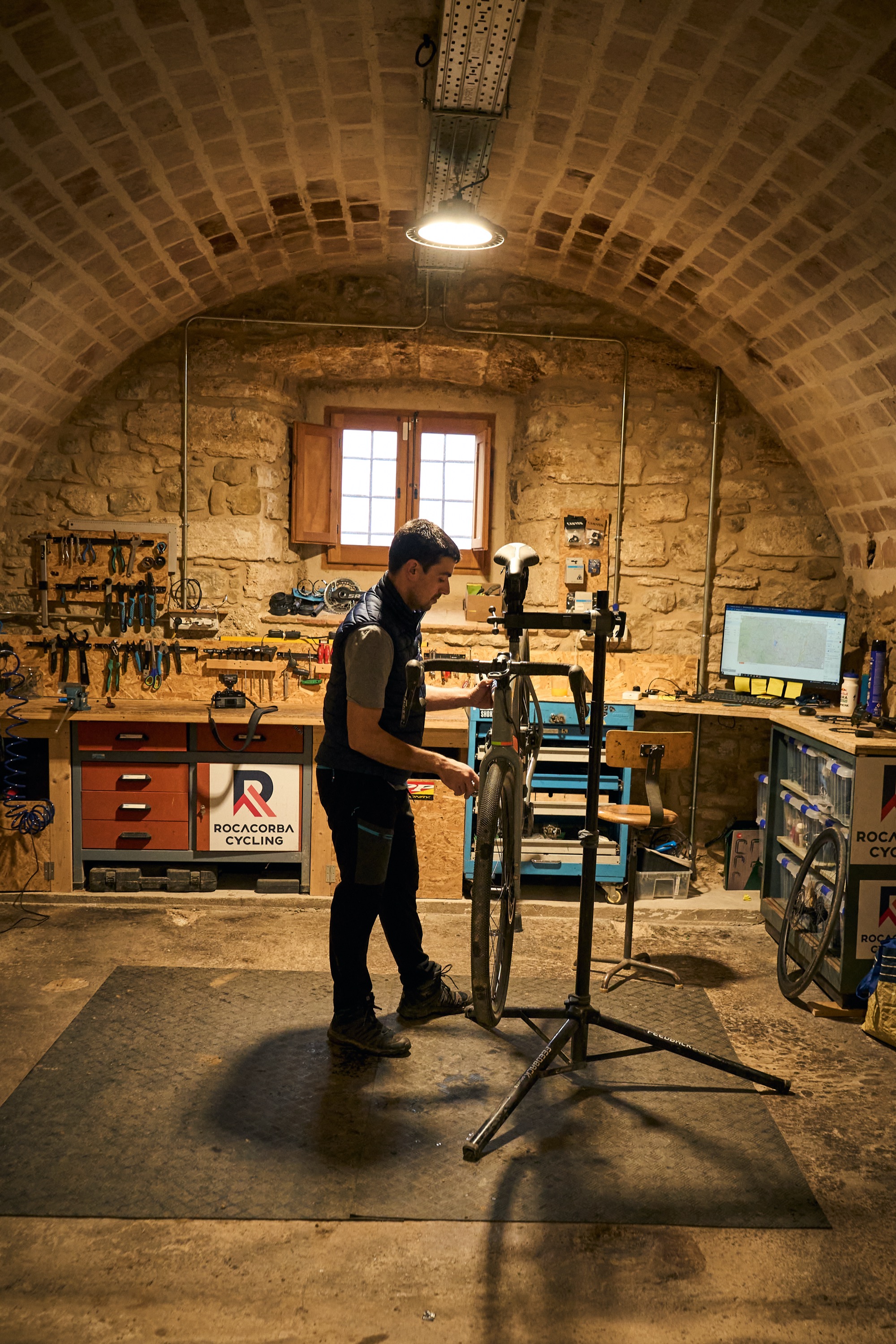 The workshop at Can Campolier