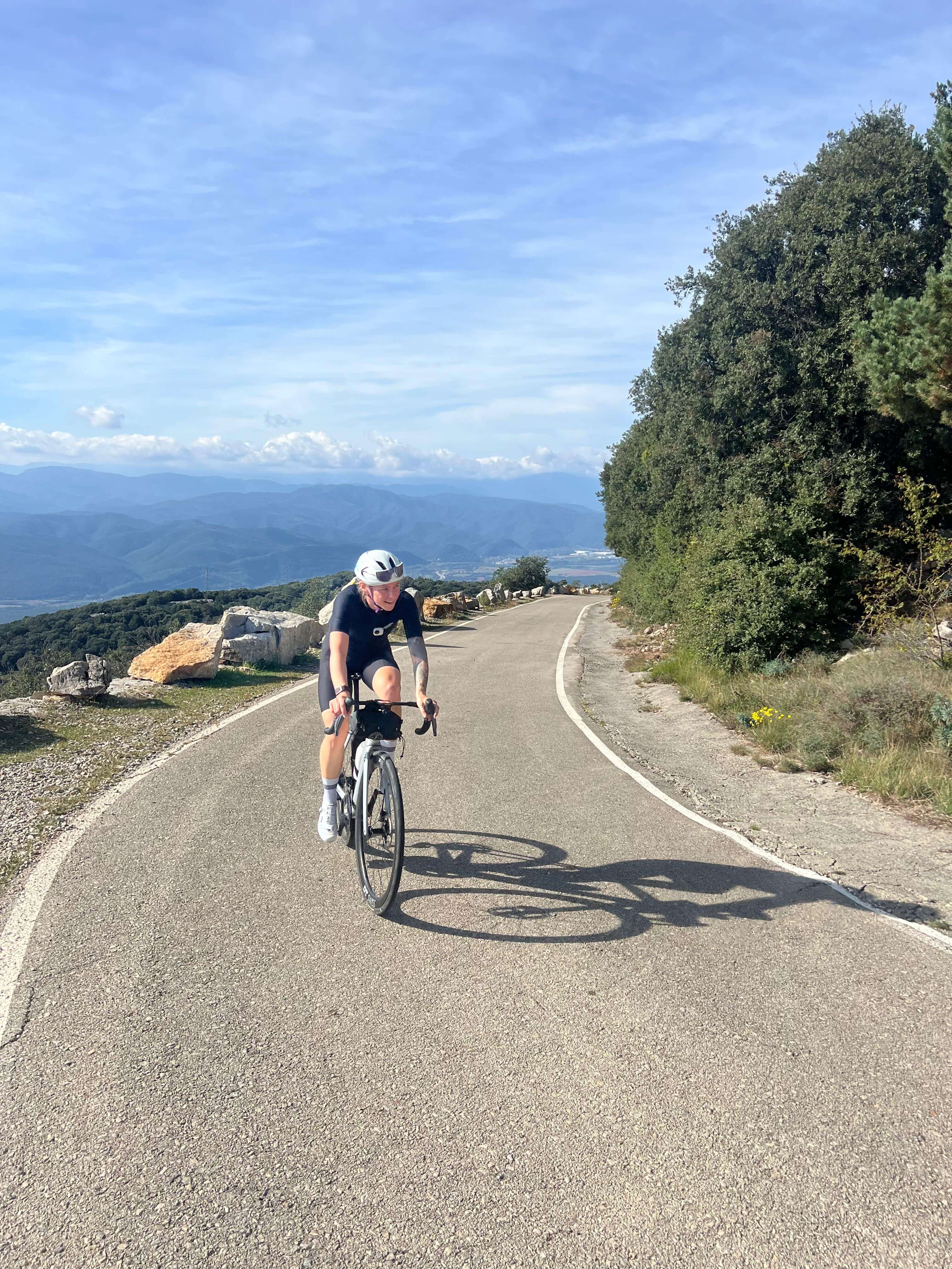 Riding in the Catalan mountains