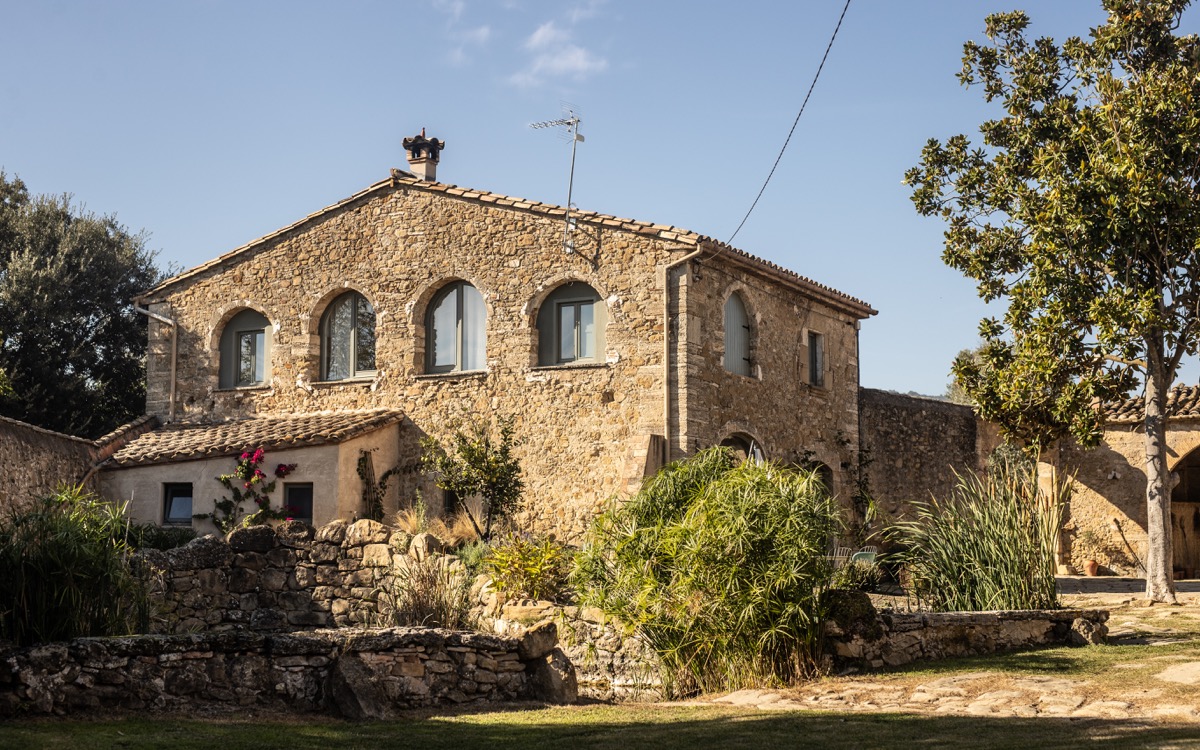 Villa exterior with countryside views