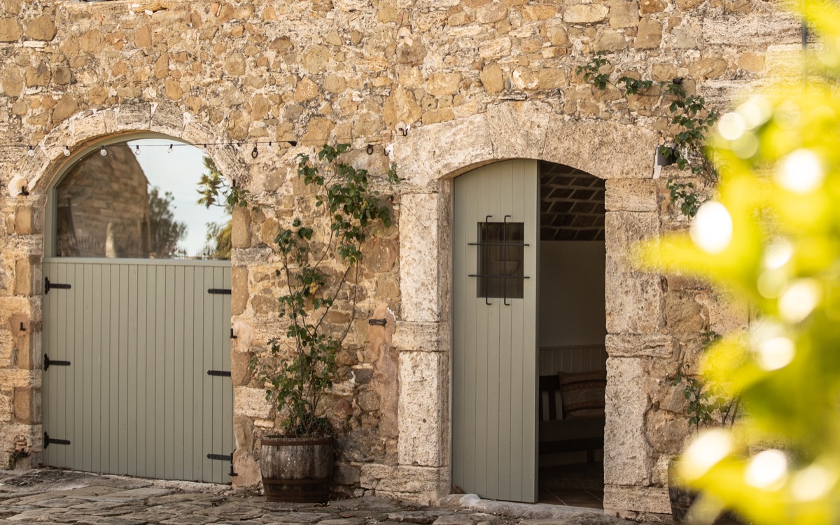 Estate gardens and pool area